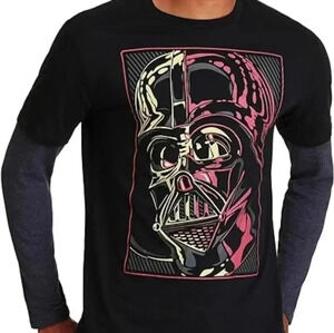 Star Wars Darth Vader Graphic T-Shirt Black XL Extra Large‎ Mad Engine